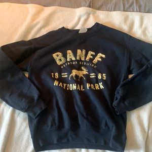 Navy Banff crewneck